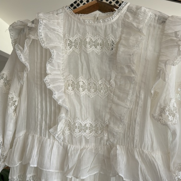 Beautiful NWT Object Cloud Dancer White Lace Dress - Picture 2 of 5